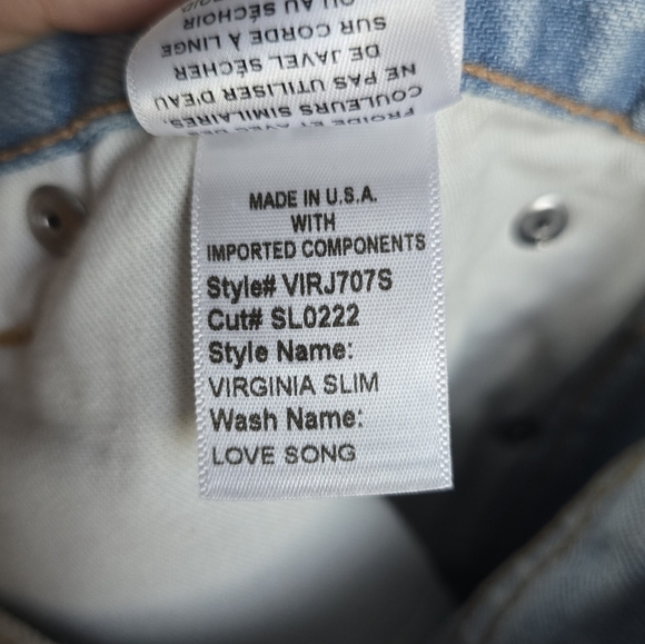 SLVRLAKE New Virginia Slim Love Song Light Wash High Rise Straight Jeans SZ 31 - Picture 10 of 11